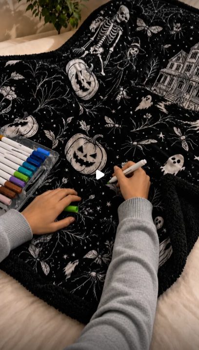 Coloring the blanket