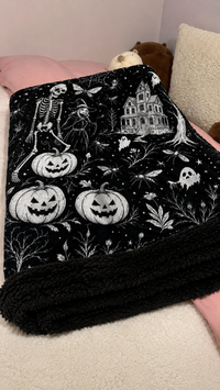Trick Or Trace Coloring Blanket